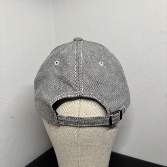 American Eagle Simple Patch 6 Panel Baseball Cap Unisex Adult OSFM Gray Hat - Picture 3 of 8